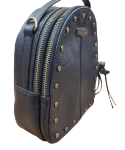 Leather Source Accessory Bags & Purses Harley-Davidson® Women's Midnight Rider Convertible Backpack, MD4933L-BLACK