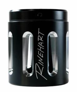 Rhinehart Rinehart Racing® 4" Moto Series Machined End Cap Slot Style Black, 900-0138 Pipes