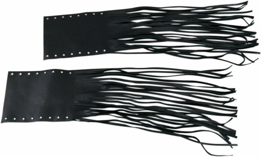 Drag Specialties® Fringed Leather Grip Covers For Rubber Grips, DS-243060 Custom Accessories 3 Drag Specialties® Fringed Leather Grip Covers For Rubber Grips, DS-243060 Custom Accessories