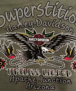 Superstition Harley-Davidson Harley-Davidson® Women's Line Edge Pull-Over Hoodie, Green