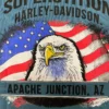 Superstition Harley-Davidson Harley-Davidson® Men's Blur Eagle Long Sleeve Tee, Indigo Blue