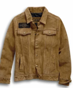 Harley-Davidson® Women's Small Gauges Suede Leather Jacket, 98040-19VW