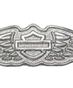 Global Products Gifts & Collectibles Harley-Davidson® 2D Die Cast Winged Bar & Shield Pin - Polished Silver Effect P348064