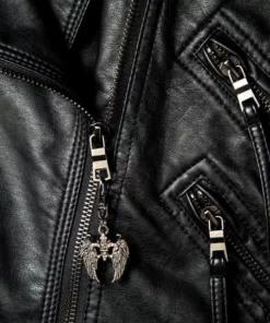 Gifts & Collectibles Hair Glove® Angel Wing Fleur-De-Lis Stone Zipper Pull, 61016