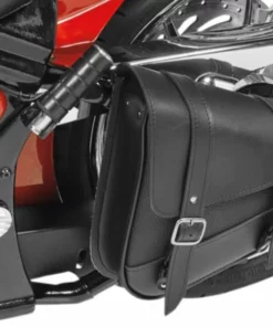 Parts Unlimited Willie & Max Luggage® Swingarm Bag - '00-'17 FLST/FXST - Black, 3501-0793 Bags, Luggage, & Racks