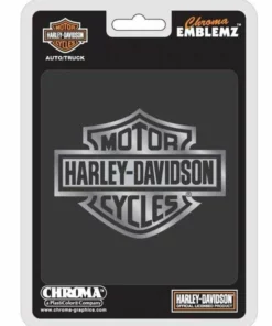 Chroma Decals & Patches Harley-Davidson® Bar & Shield Chrome Injection Molded Emblem, CG9107