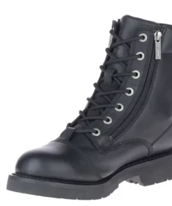 Wolverine Harley-Davidson® Men's Landry 6-Inch Black Motorcycle Boots, D93706 Footwear