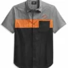 Harley-Davidson® Men's Medium Color-block Pocket Logo Short Sleeve Shirt 99027-21VM