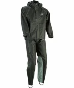 Parts Unlimited Rain Gear Z1R® Women's 2-Piece Rainsuit, Black 2853-0022