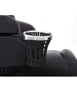 Parts Unlimited Ciro® Chrome Passenger Drink Holder W/ Ball Mount, 0636-0135