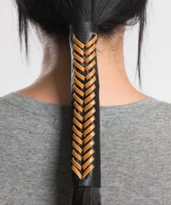 Hair Glove® Brown V-Lace Up Pony Tail, 4" Or 8"