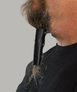 Hair Glove® Men's 3" Solid Black Beard Glove