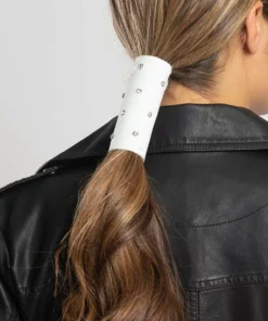 Hair Glove® Starry Night Pony Tail - White, 4