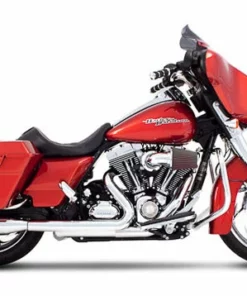 Rhinehart Rinehart Racing® 4" Slip-On Mufflers Chrome W/ Chrome End Caps, 500-0102C Pipes