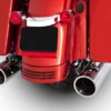 Rhinehart Rinehart Racing® 4" Slip-On Mufflers Chrome W/ Chrome End Caps, 500-0102C Pipes