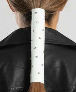 Hair Glove® Starry Night Pony Tail - White, 4" Or 8"