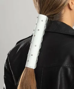 Hair Glove® Starry Night Pony Tail - White, 4