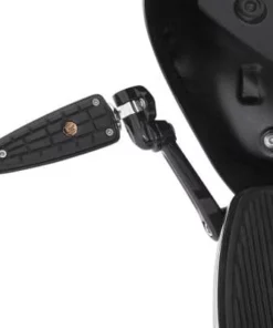 Parts Unlimited Ciro® Highway Board Peg Mount - Black, 1621-0701 Hand & Foot Controls