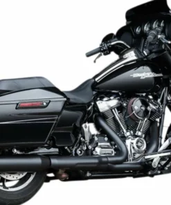 Parts Unlimited S & S Cycle® M8 FL GNX 4.5" Mufflers - Black, 1801-1462