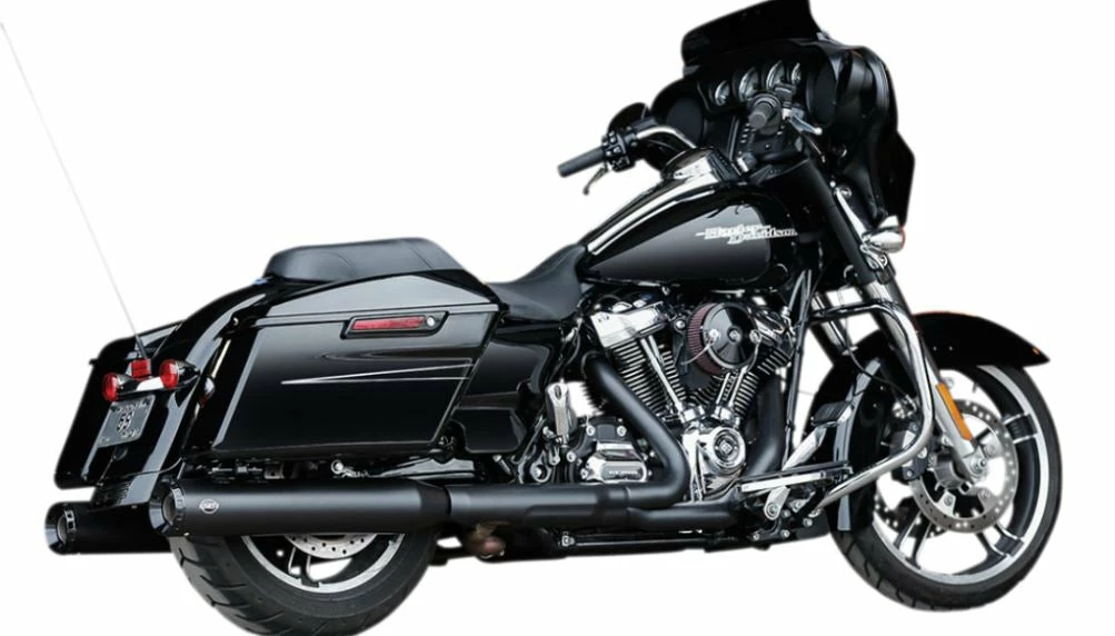 Parts Unlimited S & S Cycle® M8 FL GNX 4.5" Mufflers - Black, 1801-1462 3 Parts Unlimited S & S Cycle® M8 FL GNX 4.5" Mufflers - Black, 1801-1462