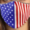 Hair Glove® RWB USA Flag Face Mask Set, 53214 Facemasks