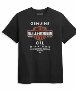 Harley-Davidson® Men's 4X Genuine Oil Can Short Sleeve Tee, 96416-21VM
