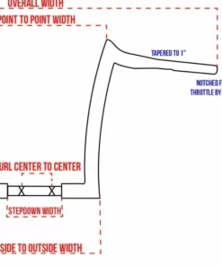 Handlebars & Components Factory 47® Malo Handlebar 14" Black 7 Handlebars & Components Factory 47® Malo Handlebar 14