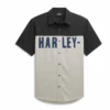 Harley-Davidson® Men's Medium Block Letter Color-block Shirt, 96332-21VM 2 Harley-Davidson® Men's Medium Block Letter Color-block Shirt, 96332-21VM