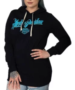 Superstition Harley-Davidson Sweater & Hoodies Harley-Davidson® Women's H-D Chrome Pull-Over Hoodie, Black