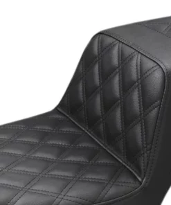Parts Unlimited Saddlemen® Step Up Seat - Street Bob Lattice Stitched - Black , 0802-0959