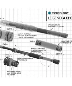 Parts Unlimited Brakes & Suspension Legend Suspension® Revo-A Shock - Standard, 1310-1973
