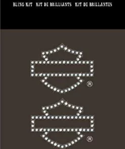 Chroma Harley-Davidson® Open Bar & Shield Gemz Bling Inside Decal Kit
