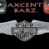 Chroma Harley-Davidson® Winged Bar & Shield Axcent Barz Embellishment Front License Plate, CG1100 Auto & Garage