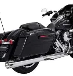 Rhinehart® Chrome 4 In. Slip-On Mufflers For Harley-Davidson Touring 500-0106C