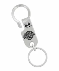 Baron & Baron Harley-Davidson® Belt Loop Clip W/ 3-D Bar & Shield Keychain, HDKBL14