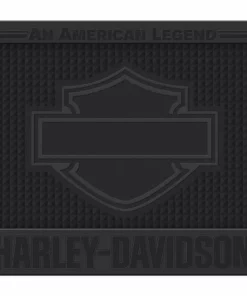 Custom Dynamics Harley-Davidson® Silicone Motorcycle License Plate Frame, Bar & Shield - Black