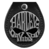 Plasticolor Harley-Davidson® Willie G Skull Text Logo Vinyl Fob Key Chain - Black & Silver 4546 Auto & Garage
