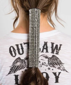 Accessories Hair Glove® Women's All-Over Bling Suede Pony Tail