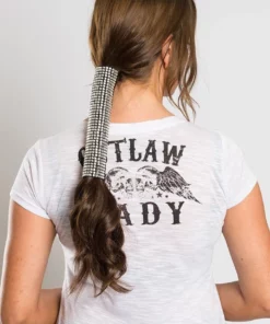 Accessories Hair Glove® Women's All-Over Bling Suede Pony Tail