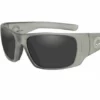 Wiley X Harley-Davidson® Men's Keys Sunglasses, Silver Flash Lenses & Matte Gray Frames