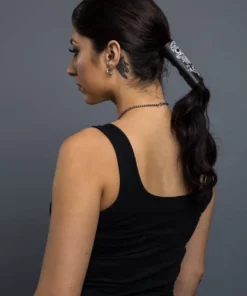 Accessories Hair Glove® Women's Tribal Skull Leather Pony Tail 31440 Or 31840