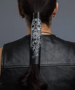 Accessories Hair Glove® Women's Tribal Skull Leather Pony Tail 31440 Or 31840 9 Accessories Hair Glove® Women's Tribal Skull Leather Pony Tail 31440 Or 31840