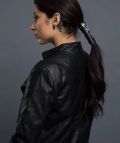 Hair Glove® Women's Tribal Turquoise Butterflies Leather Pony Tail