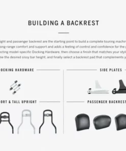 Harley-Davidson Harley Davidson® H-D Detachable Sideplates - Gloss Black, 54258-10