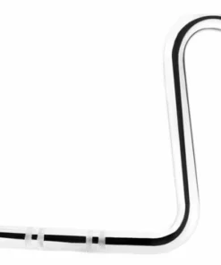 Parts Unlimited Cycle Smiths® Chrome 12" California Ape Hanger Handlebar For TBW, 0601-4575