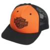 Superstition Harley-Davidson Hats Harley-Davidson® Classic Bar & Shield Snapback Truck Hat, Black/Orange