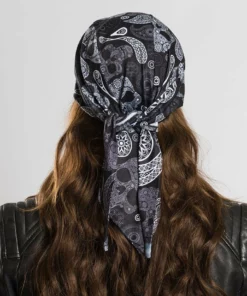 Hair Glove® Skull Paisley Full Head Wrap 50145 Accessories