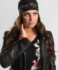 Hair Glove® Bling Lady Rider W/ Flames Full Head Wrap, 50171