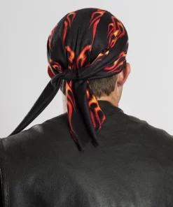 Hair Glove® Biker Flames Full Head Wrap, 50172