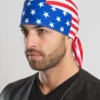 Accessories Hair Glove® Unisex USA Flag Full-Head Wrap Headwrap - 50288